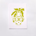 Serigrafia niña jarrón